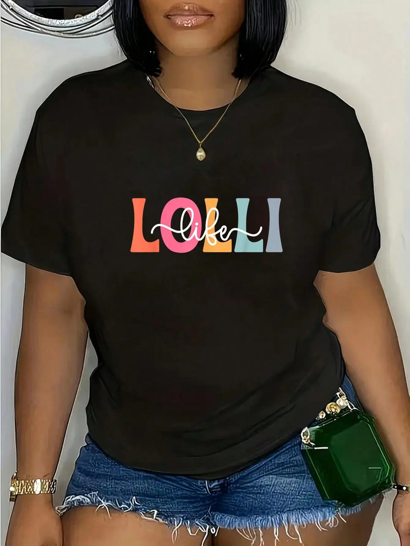 100% Cotton Lolli Life Lolli Grandma Lolli Grandmother T-Shirt