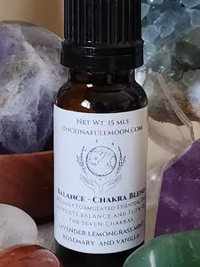 Chakra Essential -Balance Essential Oil Blend  / Planet Based  / Aromatherapy / Therapeutic Grade