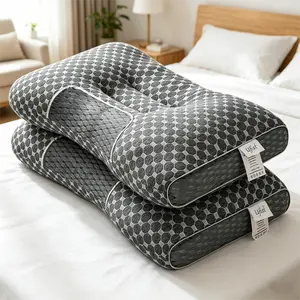 【Summer Deals】UFIST Cervical Pillow 2-Pack, Orthopedic Pillow for Side, Back, and Stomach Sleepers, Polyester Fiber Neck Support Pillow, Ergonomic Contour Sleeping Pillow
