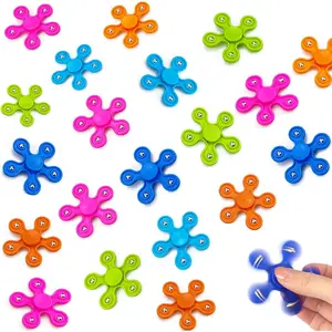 High Speed Bearing Quiet Fidget Spinners Bulk, Stress Relief Sensory Fidget Toys Bulk for Kids, Birthday Return Gift Party Favors Classroom Prize Student Gifts Stocking Stuffers