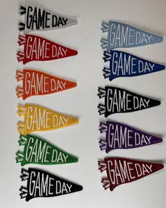 Game Day Pennant, gameday patch, sports patches, gameday, football patch, soccer patch, team patches, lacrosse patches, baseball patch