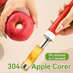 2-in-1 Stainless Steel Apple Peeler & Corer – Multifunctional Fruit and Vegetable Core Remover, Premium Kitchen Gadget with Sharp Sturdy Blades, Easy to Clean & Dishwasher Friendly