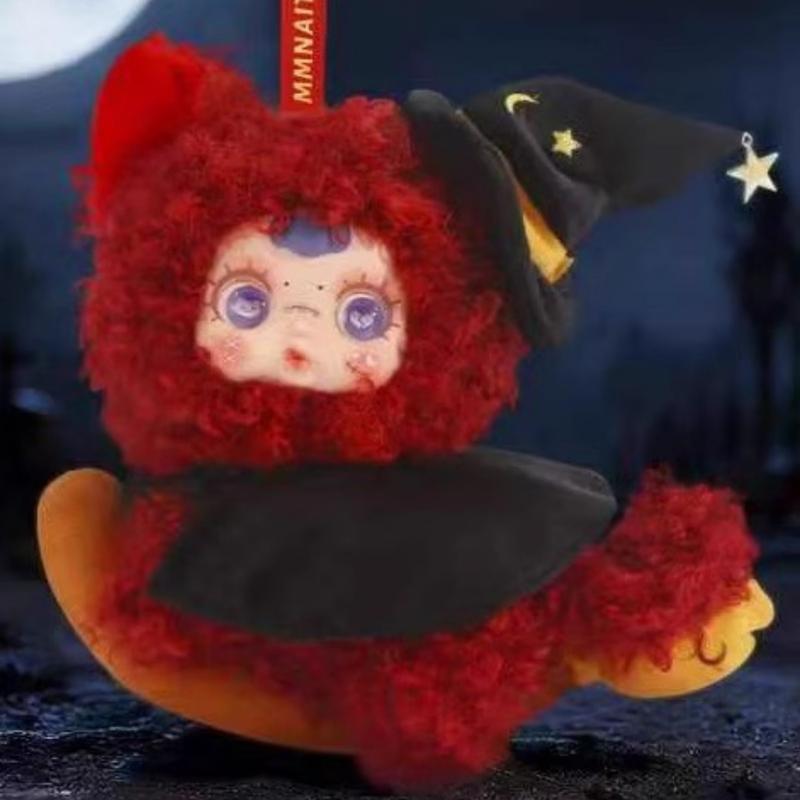 MMSUGER BABY Night Elf Party Halloween Series Blind Box Doll Trendy Play Doll Plush Bag Pendant Halloween Gift
