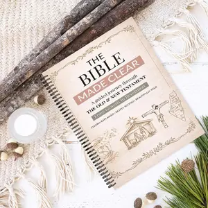 The Bible Made Clear Guided Journal & Study Planner - A5 Notebook for Year-Long Scripture Engagement & Personal Reflection