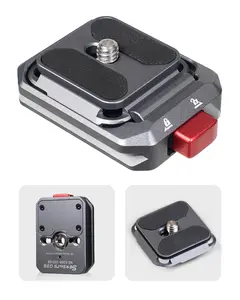 IFOOTAGE Q38 Quick Release Plate, Camera Quick Release Tripod Mount Adapter with 1/4" Screw, QR Adapter for Sony Canon DSLR, Tripods, Monopods, Sliders, Stablizers, Monitors outdoorfun