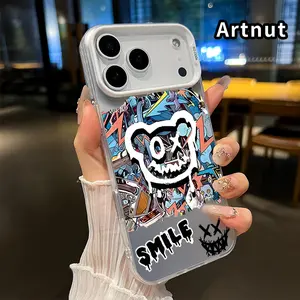Suitable For iPhone 17 Air Pro Pro Max Ghost Face Graffiti Durable shockproof Anti-Scratch PC Protective Case