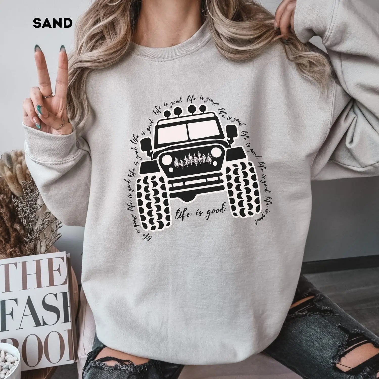 Duck Duck Sweatshirt Gift Offroad Accessories For Mom Wife 4wd Off-Road