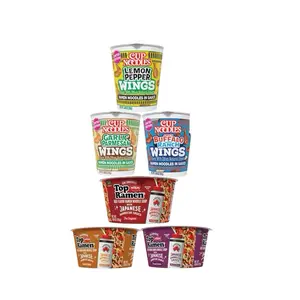 2026 Limited Edition Cup Noodles Bundle- Lemon Pepper, Garlic Parmesan, Buffalo Ranch, & 3 Japanese Barbecue Sauce Top Ramen