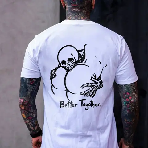Unisex Summer outfits men streetwear 80s 90s graphic tees cotton funny tshirt men gifts