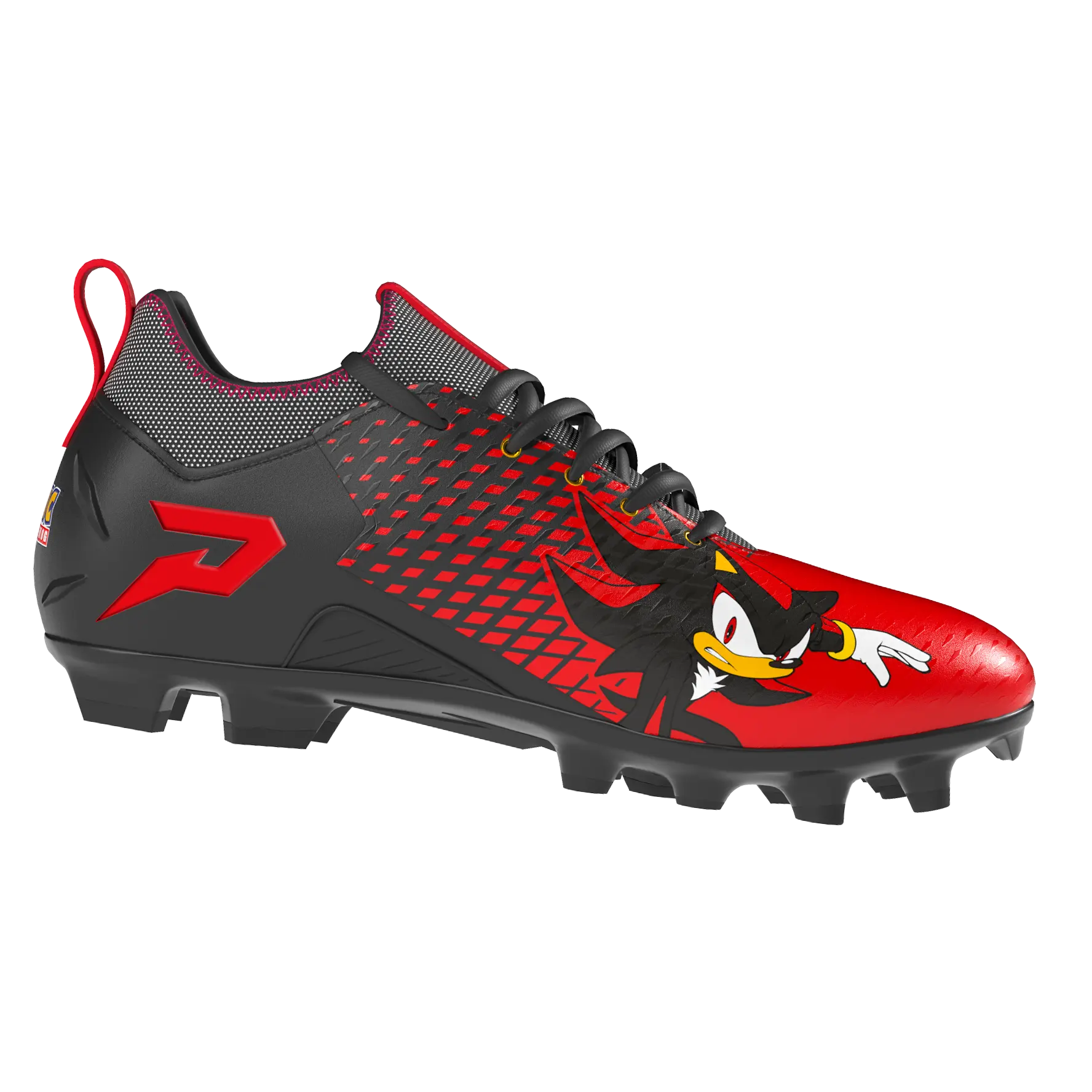 Shadow the Hedgehog Football Cleats - Quantum Speed 2.0 by Phenom Elite