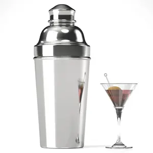 60oz Large Professional Stainless Steel Cocktail Shaker with Strainer, Premium Drink Shaker for Bartending, Ideal Margarita Mixer for Home Commercial Bar Use