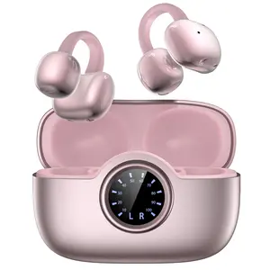 Open-Ear Bluetooth 5.4 Wireless Headphones 2026 Model, 3D Stereo Deep Bass, ENC Noise-Canceling Microphone, 40+ Hours Battery via USB-C, IPX7 Water-Resistant for Sports, Compatible with Laptops, Android, iOS Smart Voice Assistant Headset