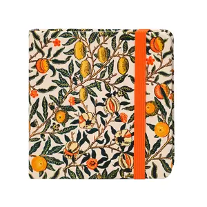 Funto Watercolor Journal, 4.7x4.7, 24 Sheets, 100% Cotton Cold Press, 300gsm/140lb, Inner Paper Pocket, Art Supplies for Mixed Media