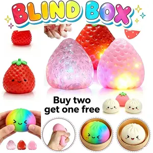 （Buy two, get one free）Safe Non‑Toxic Stress Relief Squishy Toy, Random Style with Rare Hidden Surprise, Buy 2 Get 1 Free, Only Official Authorized Store on TikTok