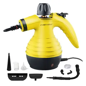 Comforday Multi-Purpose Handheld Pressurized Steam Cleaner with 9-Piece Accessories