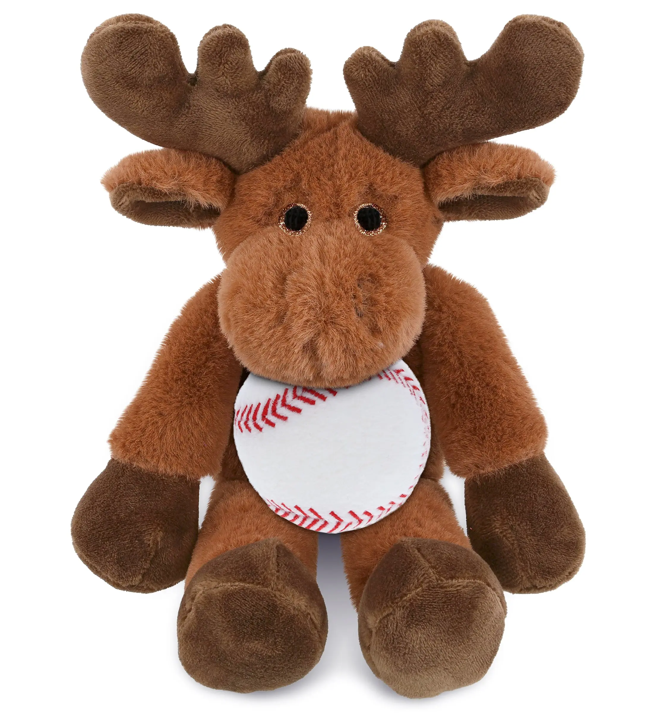 PLUSH BASEBALL - SUPER-SOFT PLUSH - LONG LEG MOOSE 10.5"