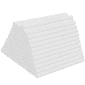 100 Pack Hot Glue Sticks Glue Sticks,Mini Hot Glue Sticks Clear Glue Glue Sticks for Glue Gun,Compatible with Industrial Glue Guns,No Ordor,Good Adhesion,Quickly Melt (4 Inches)