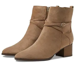 Anne Klein Maurice Boots Women's 6M Sand Pointed Toe Ankle Bootie 6M