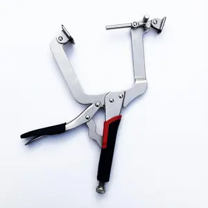 14 Inch Pocket Hole Clamp, 2 in 1 Right Angle Clamp, Corner Clamp Tools, Pocket Hole Clamp, C-Clamp for Woodworking and Pocket Hole Joinery