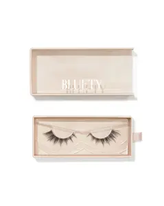BLUETY Unwritten Rules Strip Lashes - Law of Attraction | 13mm Cat Eye Lashes, Wispy Lashes, Natural Lashes, Everyday Lashes, Lightweight Lashes, Clear Band Lashes, Thin Band Lashes, Cruelty Free,Vegan