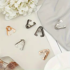 2pcs Durable Metal Protective Shoe Toe Caps | Anti-Kick Concealment Decorative Cover for High Heels, Three Colors for Choice