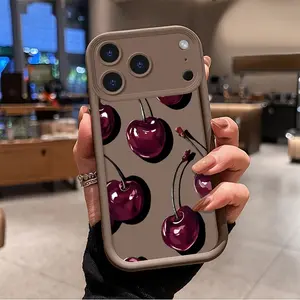 For iPhone 17 ProMax/Air16 Plus creative 15/14 personalized 13 Mini12/11cherry/XS/XR phone case all inclusive