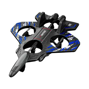 Toy Children'S Foam Remote Control Airplane Fighter Jet For Elementary School Students, Small Drone For Acrobatic Flight
