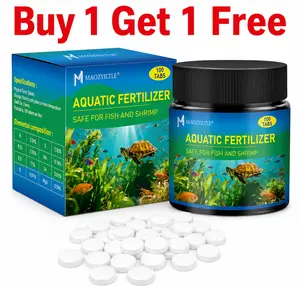 [Buy 1 Get 2] 100 Tabs Aquarium Plant Fertilizer Root Tabs – Slow Release for Freshwater Plants, Safe for Fish & Shrimp outdoorfun
