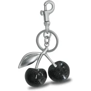 Keychain Cherry Bag Charms Purse: Key Chains Women Cute - Car keyrings leather handbags - Fashion enthusiasts car accessories for girls