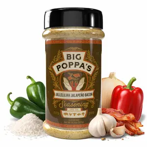 Jalapeño Bacon BBQ Seasoning 13.3oz | Smoky Spicy Grill Rub