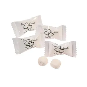 14 oz.  Silver Two Hearts One Love Buttermints - 108 Pc.