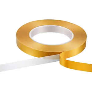 Ultra Thin Clear Double Sided Tape, 0.6inch x 164ft Two Sides Sticky Tape with  Double Stick Adhesive Tape Transparent Scrapbook Stickers for Rug Fixed Balloon, Wall Decor,