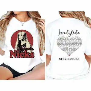 Stevie Nicks Landslide Lyrics Shirt, Stevie Nicks Tour Shirt K