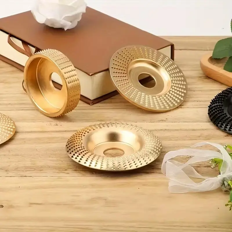 3pcs Wood Carving Discs Set for Grinding Shaping Polishing, Premium Heavy Duty Durable Woodworking Tools, Essential Craft Supplies, Polishing Wheels Set