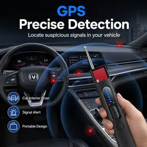 Hidden Camera Detector & GPS Tracker Scanner, Portable RF Signal Detector with 5 Sensitivity Levels for Travel, Hotel Rooms, Office, Car & Privacy Check