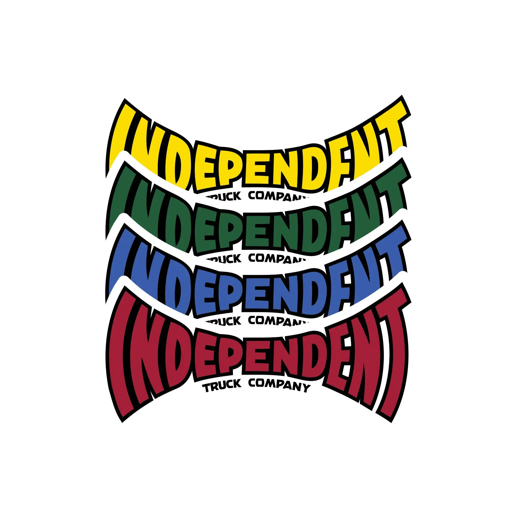 Span Independent Logo Sticker Pack, Multi-Size Decorative Decals (6 in & 6"x3"), 25-Pack DIY Scrapbooking & Stamping Supplies