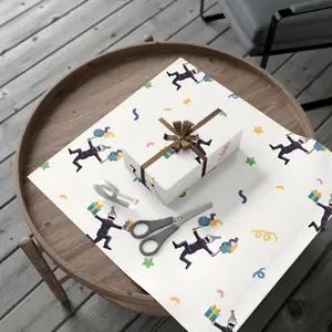 Custom Gojo Anime Wrapping Paper, JJK Birthday Gift Wrap, Otaku Holiday Wrapping Paper