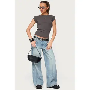 Dema Western Low Rise Baggy Jeans