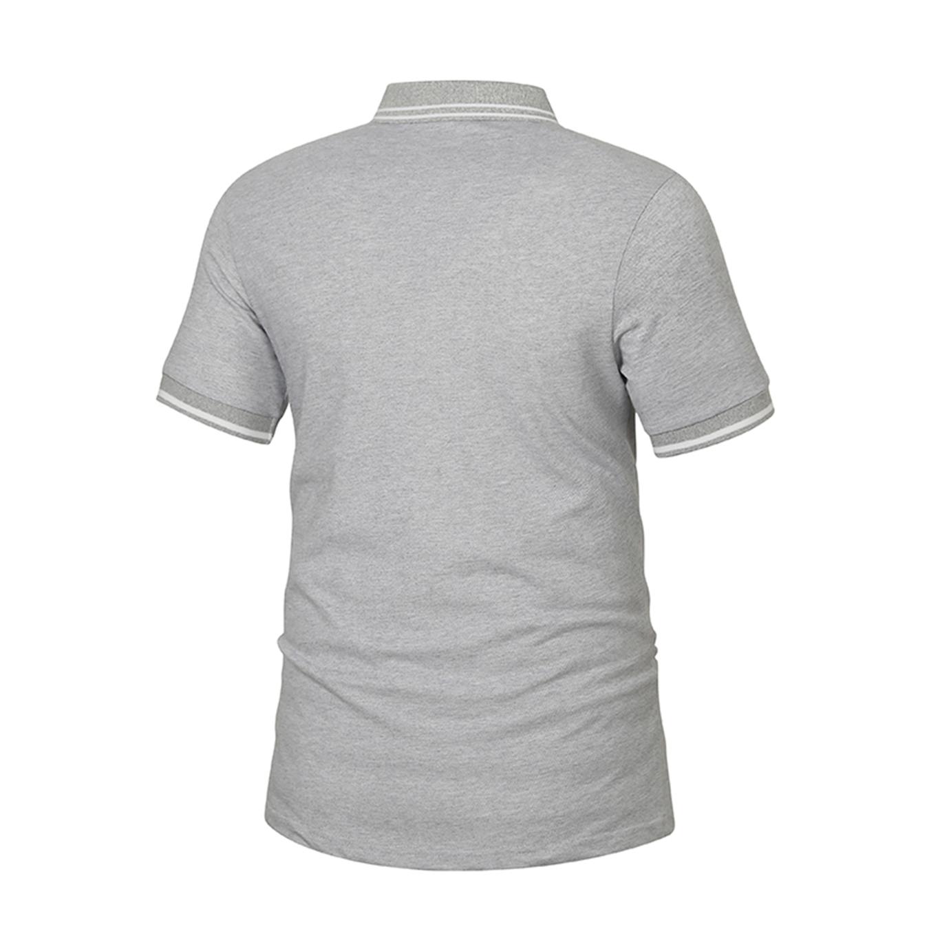 Men’s slim-fit short-sleeve polo shirt, classic pique polo with a pointed collar, breathable casual collared top for golf, business, and everyday wear