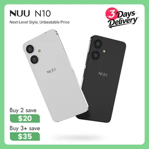 NUU N10 Unlocked Android 15 Phone - 6.6" 90Hz Display | 8GB RAM | 128GB | 5000mAh | Premium Metal Design