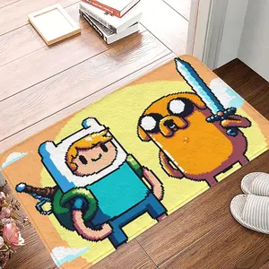 1PC Adventure Time_2 Bath Mat Doormat Bathroom Mats Living Room Carpet Outdoor Rug Bathroom Floor Mat Home Decoration