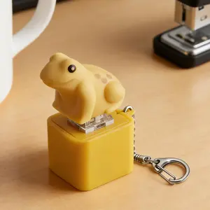 Keyboard Fidget Frog Rechargeable Finger Gadget Keycap Fidget for Women Men School Meeting Classroom Workplace Car Home