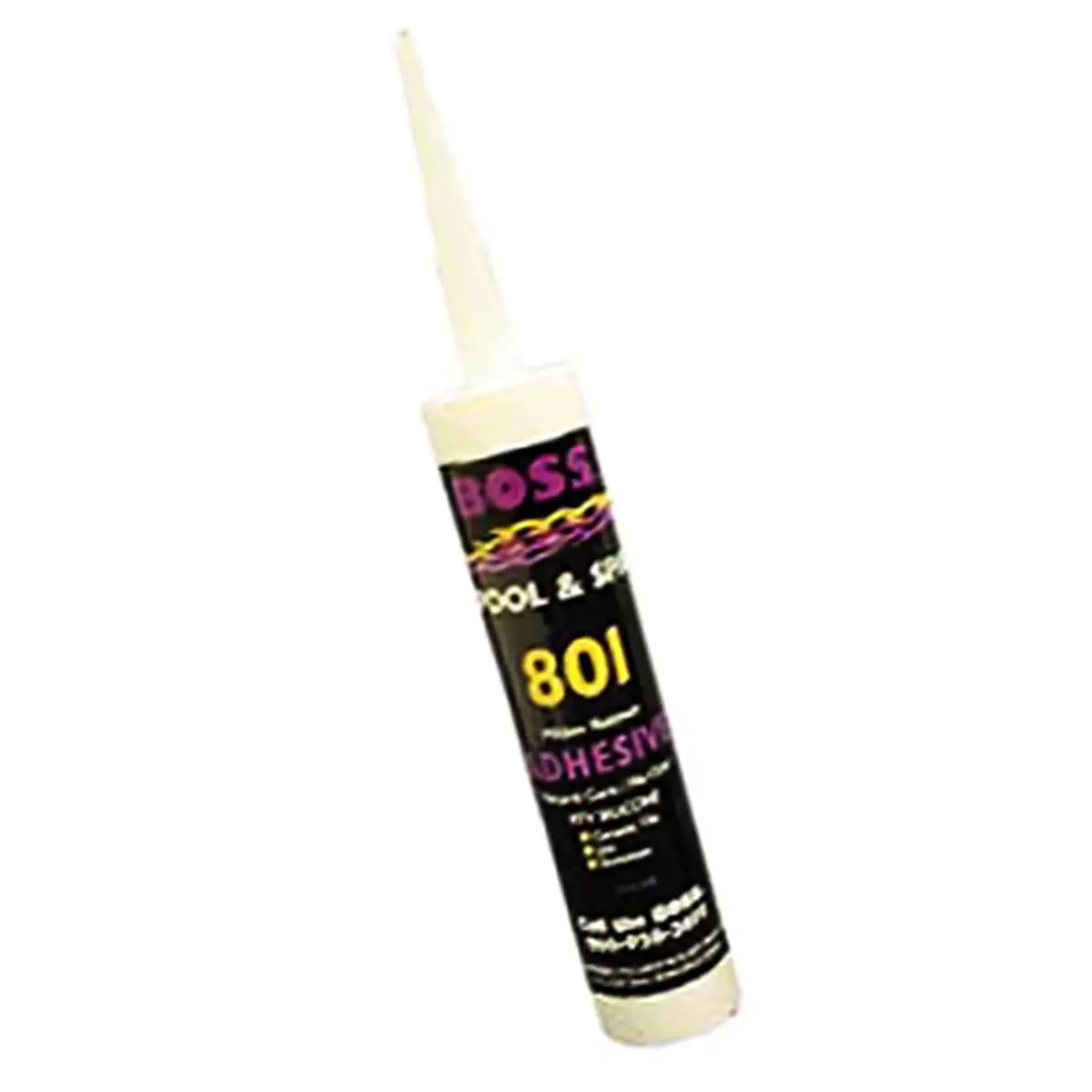 Accumetric 80101 Boss 10.3 Oz. White Silicone Adhesive Cartridge