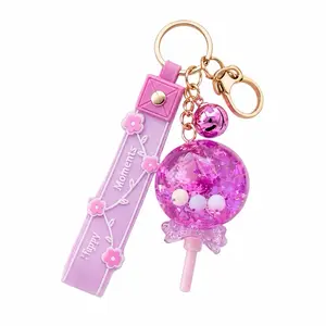 Cherry Resin Car Keychain