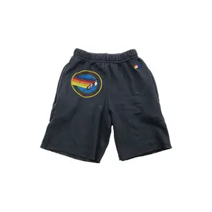 AVIATOR NATION MIAMI KIDS SWEATSHORTS - CHARCOAL