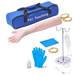 VEVOR 12 PCS Phlebotomy Practice Kit, IV Venipuncture Intravenous Training, High Simulation IV Practice Arm Kit with Carrying Bag, Practice and Perfect IV Skills, for Students Nurses and ProfessionalsVEVOR Super Brand Day