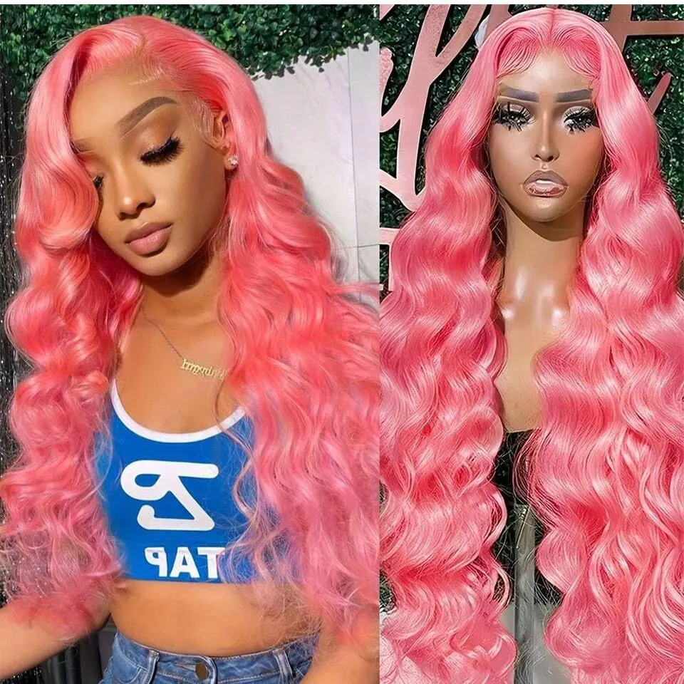 - ?24” CURLY PINK OMBRÉ WIG LACE FRONT WIG? *NEW* Ombre Curl Girl™ Wig - Pink Passion™ - Manic Panic NYC INC main image 3