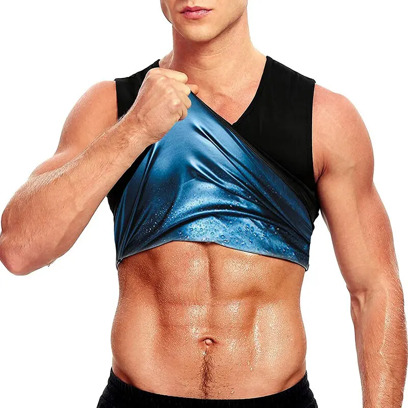 Men's Compression Vest, a Seamless Body Shaper Tank Top and Breathable Base Layer for Tummy Control, Gym Workouts & Strength Training, Gym Apparel, Breathable Base Vest Menswear Shapewear Fitness Sweat
