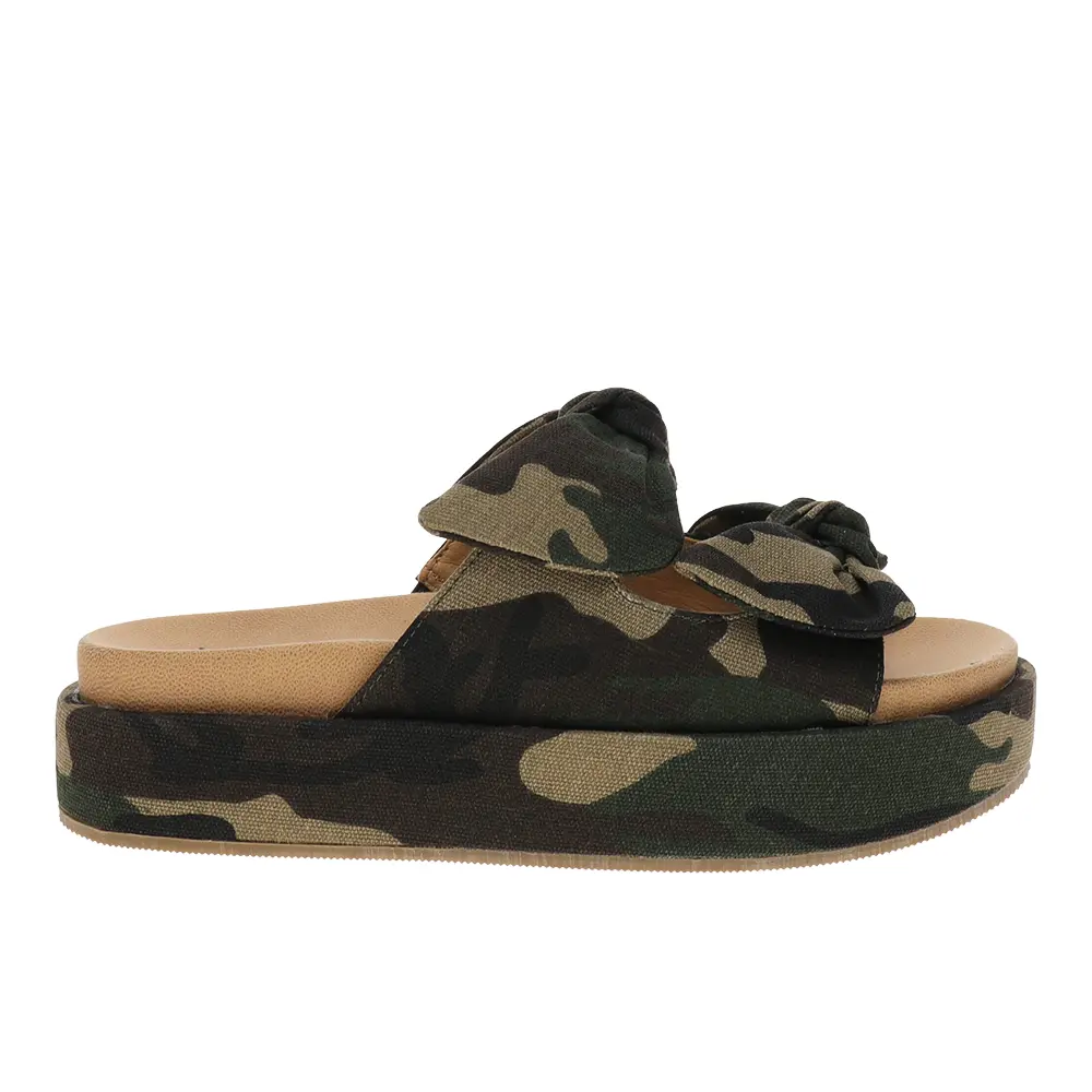 Corkys Womens Lil Bit Knotty Platform Casual Sandals Casual Mid Heel 2-3" - Green Corkys Womens Lil Bit Knotty Platform Casual Sandals Casual Mid Heel 2-3" - Green