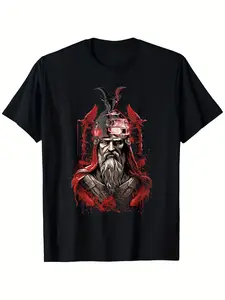 skanderbeg albanian hero eagle graphic t shirt for men 100% cotton black with red & white tribal design round neck sizes s xxxl ideal gift for dad family friends[Cool Design] Trending Style Women's Tee Comfortable Cotton Round Neck Shorts Same gender desi